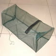 thumbnail image 6 of LIMEI Nylon Folding Crawfish Minnow Trap Fishing Bait Net, 19" x 8" x 8", 6 of 7