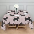thumbnail image 3 of Scottish Terrier Square Tablecloth,Waterproof Square Table Cover,Wipeable Spillproof Washable Table Cover for Home Kitchen Party Decor 42"X42"(107x107cm), 3 of 6