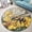 Bee, variant on Round Rug, Alien Ufo Soft Washable Carpet, Non-Slip Floor Mat for Living Room Bedroom Home Decor 24 Inch