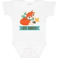 thumbnail image 3 of Inktastic Just Arrived Fox New Baby Boys or Girls Baby Bodysuit, 3 of 5
