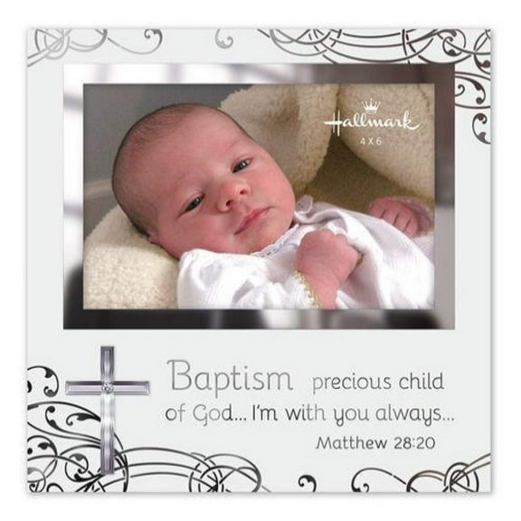 Malden 4x6 Baptism Frosted Glass Frame