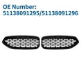 thumbnail image 3 of Unique Bargains No.51138091295 Front Upper Hood Bumper Grille Grill for BMW Z4 G29 18-24 Diamond Star Gloss Black 1pair, 3 of 7
