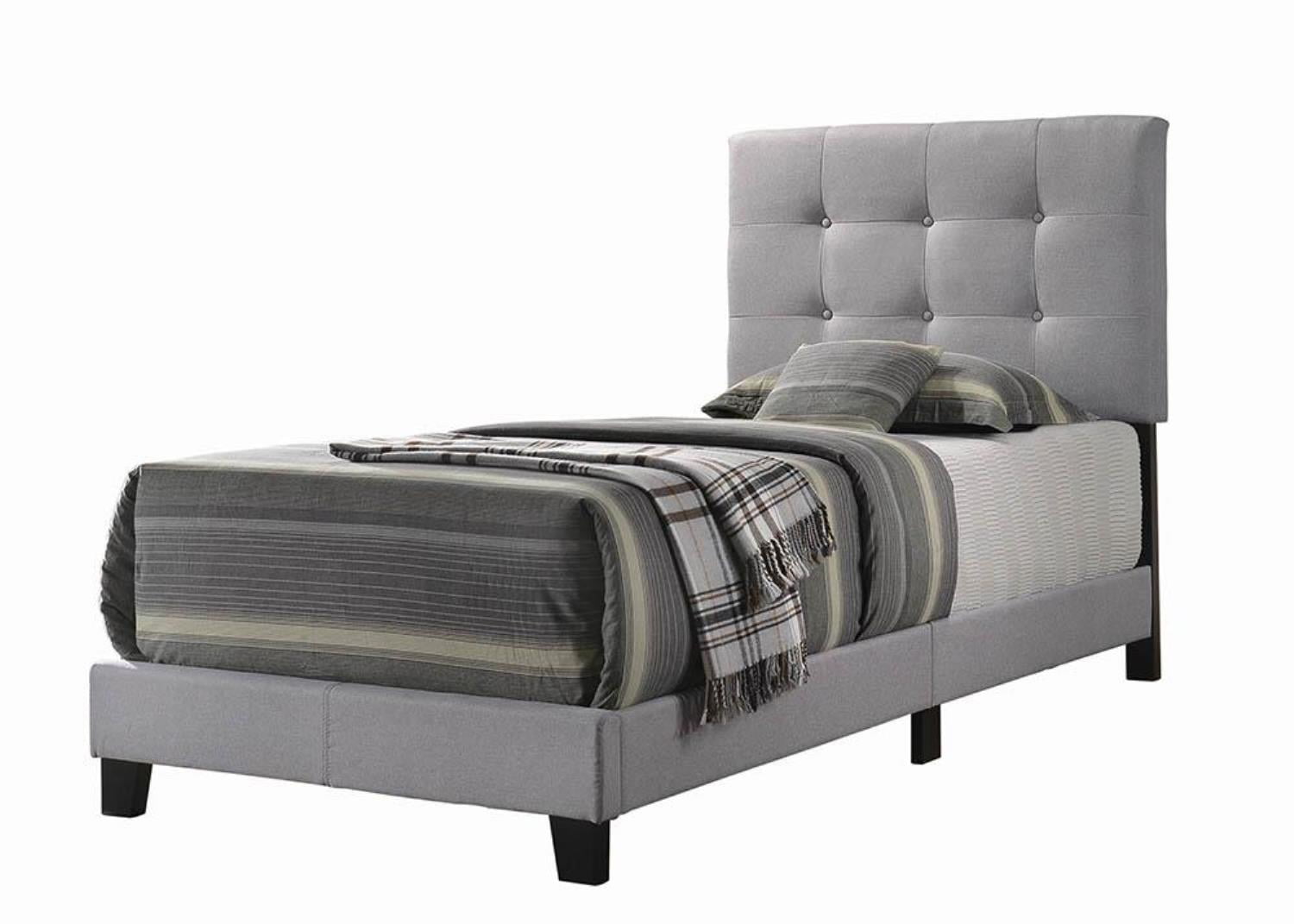 Coaster Mapes Transitional Light Grey Twin Bed 305748T