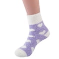 thumbnail image 2 of Bainana Womens Crew Socks Mid Calf Non Ankle Socks Warm Thickened Women'S Home Socks, 2 of 3