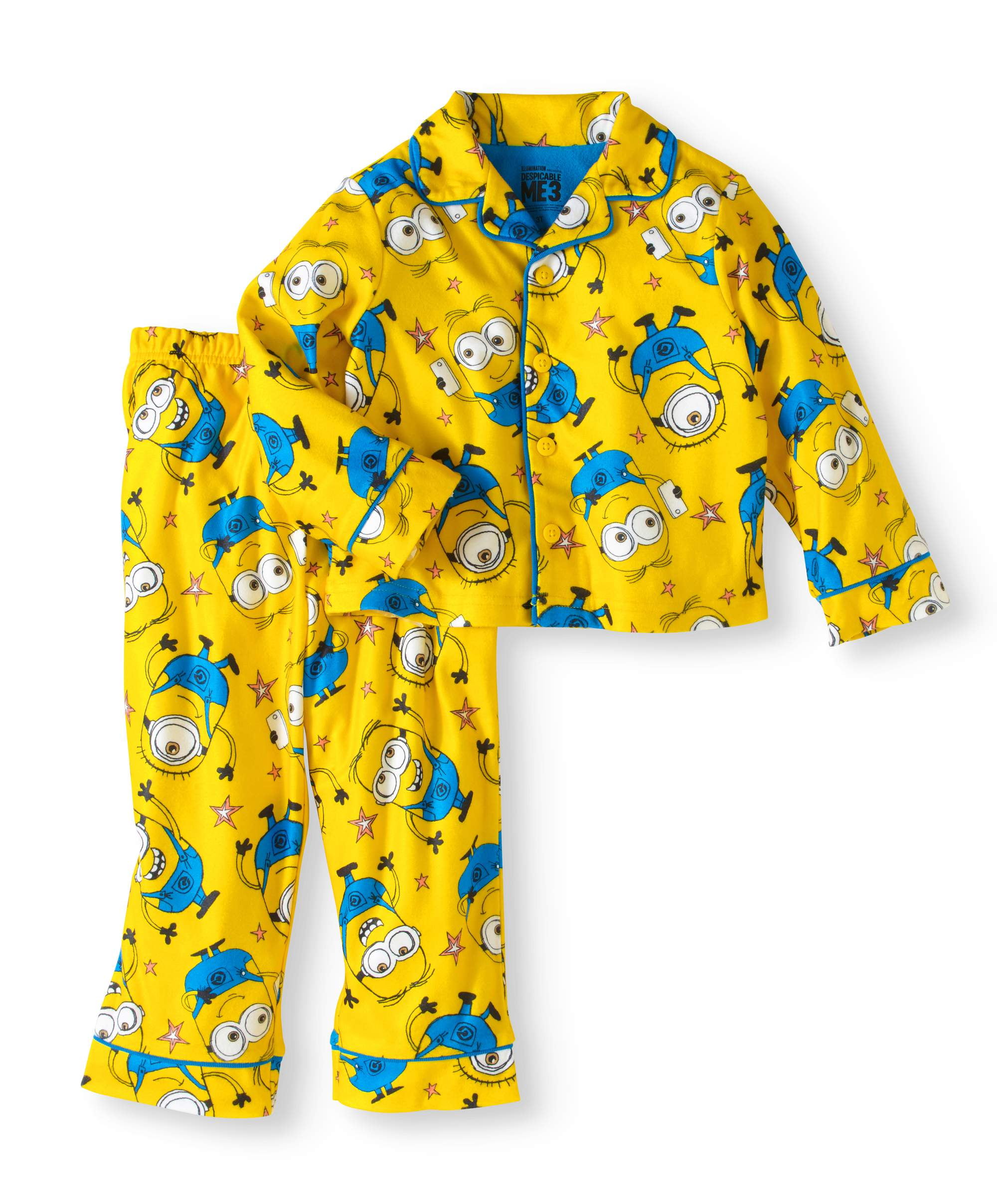 Toddler Boy Button Down Pajama Set Walmart Inventory Checker BrickSeek