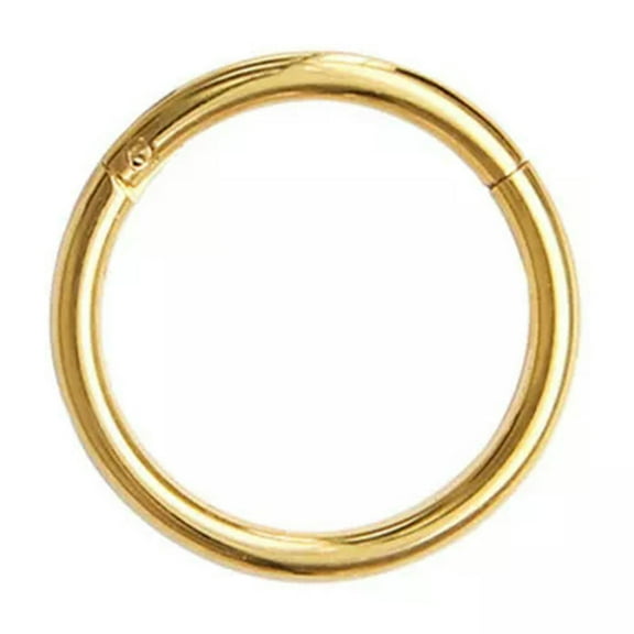 GKNET 1PC Nose Earring Surgical Steel Nose Stud Cartilage Tragus Helix Hoop Delicate Jewelry -gold-1.2x12mm