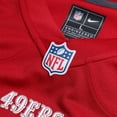 thumbnail image 4 of Men's Nike Mitch Wishnowsky  Scarlet San Francisco 49ers  Game Jersey, 4 of 6