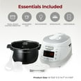 thumbnail image 5 of Cuckoo 6 Cup Dry Induction Heating Pressure Rice Cooker with Micom Logic Tech, Nonstick Pot, Warmer, 16 Menu Modes and Voice Guide, 5 of 7