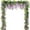 Purple, variant on 5 Pcs Wisteria Garland Artificial Flower Arch Floral Garland Decor Fake Hanging Flowers for Wedding Arch