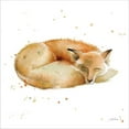 thumbnail image 2 of Great Art Now Sleeping Fox by Katrina Pete, Canvas Wall Art, 12W x 12H, 2 of 2