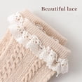 thumbnail image 2 of 5 Pack Toddler Girls Ruffle Socks Eyelet Lace Trim Cotton Frilly Princess Dress Mesh Ankle Socks for 0-3T Infant, 2 of 7