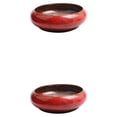 thumbnail image 2 of Maceta de cerámica Inteprter bellamente diseñada para decoración de plantas rojo 2Conjunto, 2 of 6