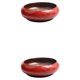 thumbnail image 4 of Maceta de cerámica Cateissary luminosa para suculentas rojo 2Conjunto, 4 of 6