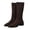 Brown, variant on Knee-High Boots for Women Stretch Fabric Sock Boots Low Heel Dress Boots Women's Fashion Shoes for Fall Winter Casual Outfits