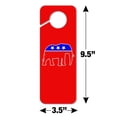 thumbnail image 6 of Republican Elephant GOP Conservative America Political Party Plastic Door Knob Hanger Sign, 6 of 6
