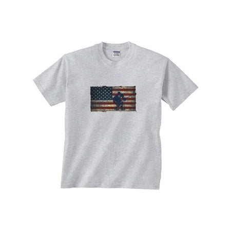 American Flag Hockey T-Shirt (Best American Hockey Team)