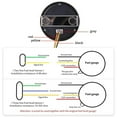 thumbnail image 5 of TAPDRA Universal LED Fuel Gauge 12V 24V for Car Motorcycle Fuel Level Indicator 52mm Diameter with Blue Red LEDs Time Delay Accurate, 5 of 5