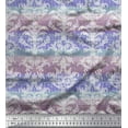 thumbnail image 1 of Soimoi Tissu Poly Georgette Rayé & Ogee Damas Imprimé 1 Yard 42 Pouces de Large, 1 of 3