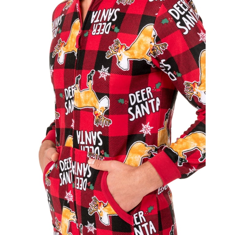 Fruit of the Loom Men s Holiday Print Super Soft Microfleece Union