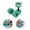 Sky Blue, variant on Begzeat Aquatic Dumbells, 2PCS Water Aerobic Exercise Foam Dumbbell Pool Resistance,Water Aqua Fitness Barbells Hand Bar Exercises Equipment for Weight Loss,Blue