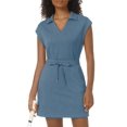 thumbnail image 1 of Set de faldas Casly Lamiit de 2 piezas para mujer, ropa de tenis, azul y gris, 1 of 6