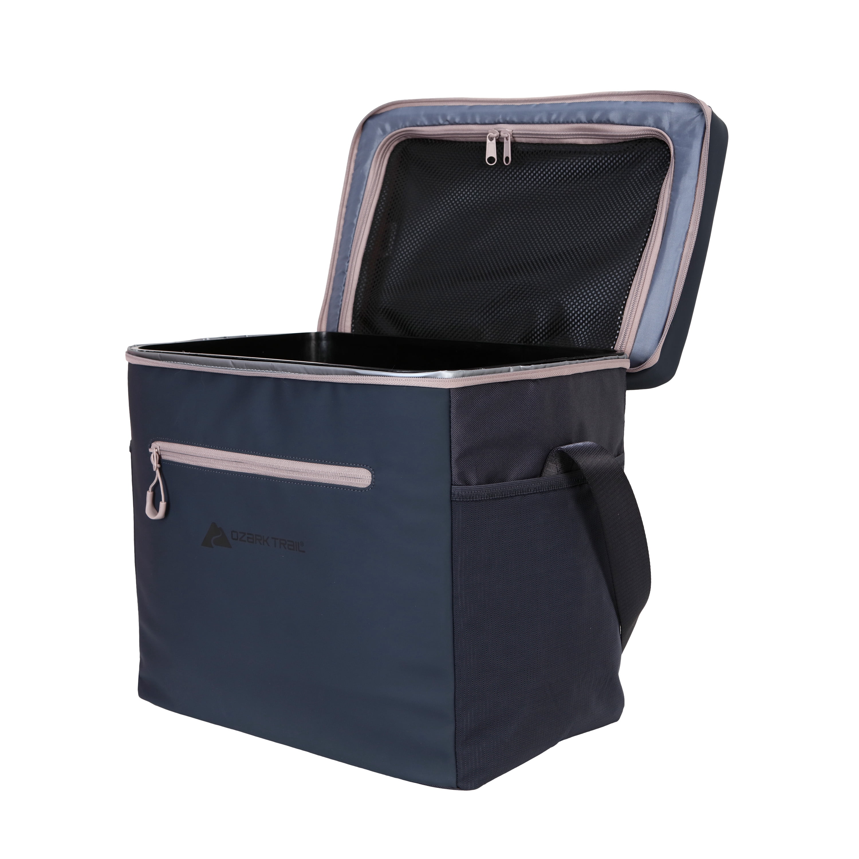 Ozark Trail 36-Can Soft-Sided Cooler with Removable Hard Liner, Black