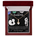 thumbnail image 5 of To My Wife  My Rock Alluring Ribbon Necklace Message Card, 5 of 20