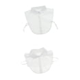 thumbnail image 1 of 2x Cuello Falso Cuello Falso De Muñeca Cuello Desmontable Media Camisa Cuello Blanco Sunnimix Collar falso de mujer, 1 of 8