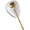 Ture white+Gold Spoon, variant on Mini Coffee Spoon Holder, Small Ceramic Spoon Rest for Coffee Stirrers, Teaspoon, Bar Spoon, Coffee Bar Accessories (Pink-Gold Spoon)