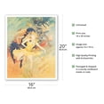 thumbnail image 2 of The Dance (Le Danse) - Vintage Dance Poster by Jules Chéret c.1891 - Fine Art Matte Paper Print (Unframed) 16x20in, 2 of 4