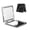 Square, variant on Spider Web Silhouette Halloween Portable Double-Sided Face Mirror Square, Magnifying Compact Pocket Mirror with PU Leather Cover