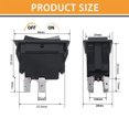 thumbnail image 4 of 2X  Switch 12V 20A 4 Pins DPST Rocker Switch Panel RV Light Switch for RV Trailers CampersBoats KCD2-7-201-B1-DZ, 4 of 4