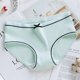 thumbnail image 4 of Qarigey Ropa interior Sexy elástica para mujer, calzoncillos de algodón para niña, bragas transpirables que absorben la humedad, ropa Ropa interior verde claro SG, 4 of 6
