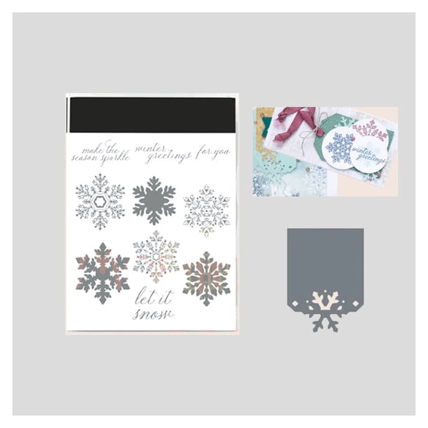 Nuevo 2024 Mini catálogo estampado troquelado sellos de Navidad troqueles para hacer tarjetas suministros de álbum de recortes álbum decorar artesanía hecho a mano
