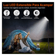 thumbnail image 2 of Lámpara Led Portátil Usb Luz De Camping Con Soporte Trípode Malubero, Negro, 2 of 4