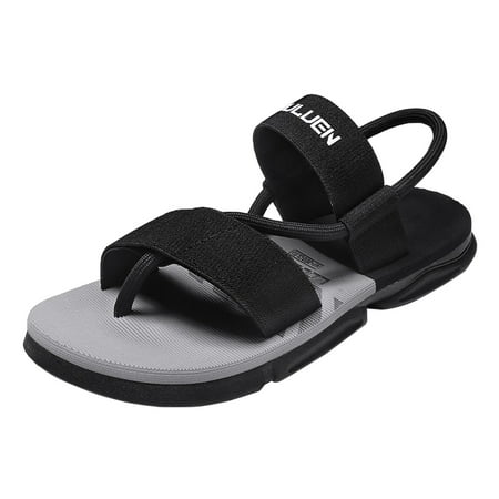 

Mackneog Beach Slipper For Men Outdoor Pvc Sole Flip Flops Summer Men Two Wear Sandals And Slippers Gift on Clearance