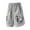 Gray(2025), variant on Mens Cargo Shorts Retro Ripstop Rugged Shorts Elastic Drawstring Waistband Pants Neutral Tones Cozy Trousers