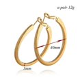 thumbnail image 5 of 18K Gold Platinum Galvanized Earrings  white, 5 of 5