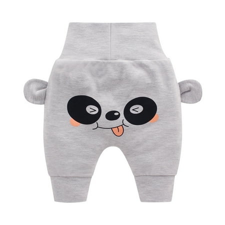 

Baby Girl Pants Toddler Boys Casual Long Trousers Clothes Cartoon Print Pants High Waisted Pants Outfits Clothes Girls Pants Kids Pants(Color:Grey Size:3-6 Months)