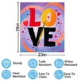 thumbnail image 2 of Colorful Love Heart Art-2 Dishwasher Magnet Cover Decorative Sticker for Home Cabinet Kitchen 23" x26", 2 of 5