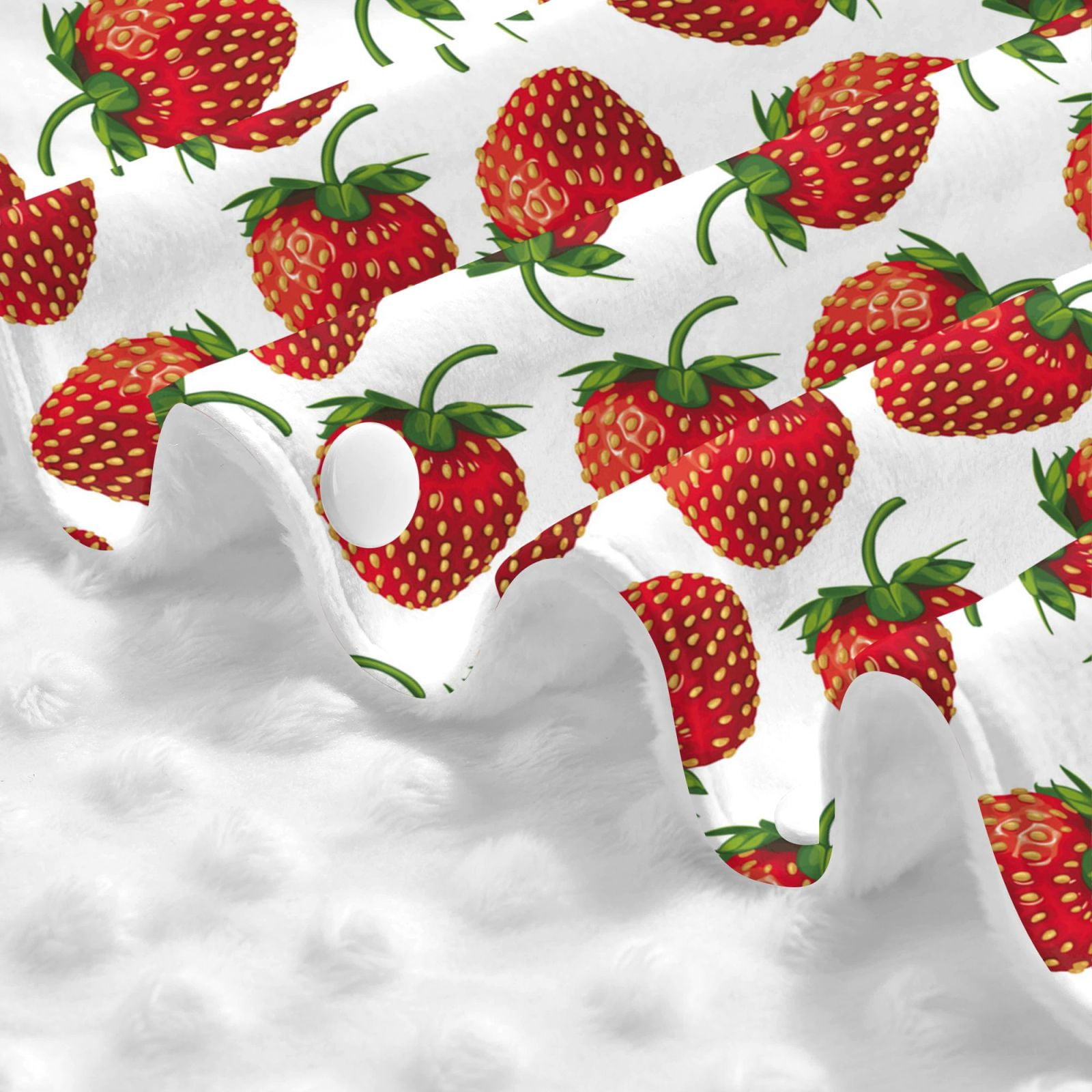 Car Seat Cover Baby - strawberries print Breathable Infant Car Seat Cover for Baby Carseat, Lightweight Comfort Baby Essentials Must Haves Newborn Stuff for Girl Boy