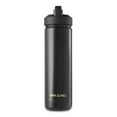 thumbnail image 3 of Thyme & Table 26 fl oz Water Bottle with Straw Lid, Black with Butterfly Gold Charm, 3 of 15
