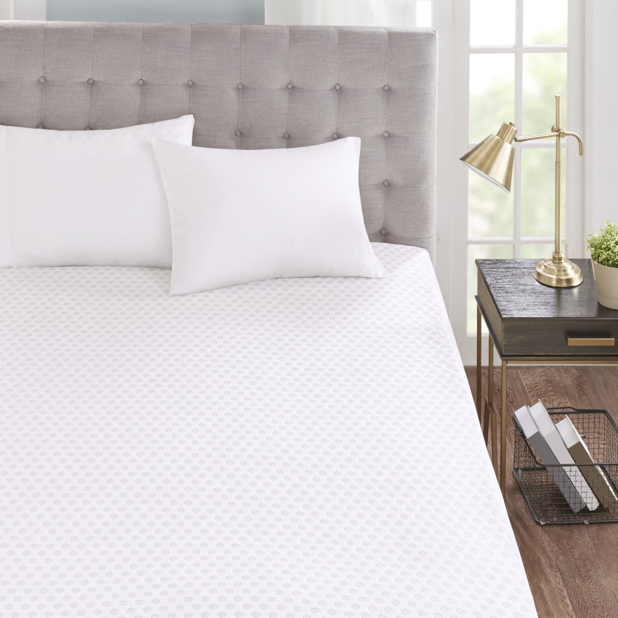3" Cooling Gel Memory Foam Mattress Topper with Removable Cooling Cover