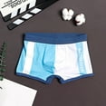 thumbnail image 1 of Vedolay Underpants Mens Long Underwear Fashion Mens Briefs Underwear Bulg Sports Hollow Briefs,Sky Blue M, 1 of 3