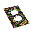 thumbnail image 3 of Kll Mardi Gras3 Wall Plate,Gloss Finish,Standard Size 1 - 5" X 3", Polycarbonate Thermoplastic,Electric Receptacle Plug Covers, 3 of 8