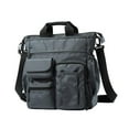thumbnail image 6 of Segolike Men Briefcase Crossbody Handbag Lightweight Portable Adjustable Shoulder Bag Business Bag for Dad Grandfather Commuting Work Gray, 6 of 8