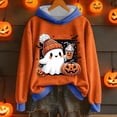 thumbnail image 2 of Certgust Hoodies Under $15 Ladies Casual Halloween Hoodie Printed Pullover with Long Sleeved Sweatshirt for Cozy Fall Wear, 2 of 3