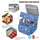 thumbnail image 5 of Bolsa de almuerzo MIYCOO con aislamiento de doble capa, 15 L, Blue Stars, 5 of 6