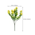 thumbnail image 5 of piezas de ramas de limón simuladas, centro de mesa realista, ramo de limones falsos, plantas artificiales, ramas de árbol para decoración de mesas, proyectos de bricolaje y decoración de fiestas., 5 of 5