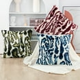 thumbnail image 5 of Home Soft Things Tiger Print Faux Fur Pillow Covers, Set of 2, 20"x20", Wild Cat-Damson, 5 of 8